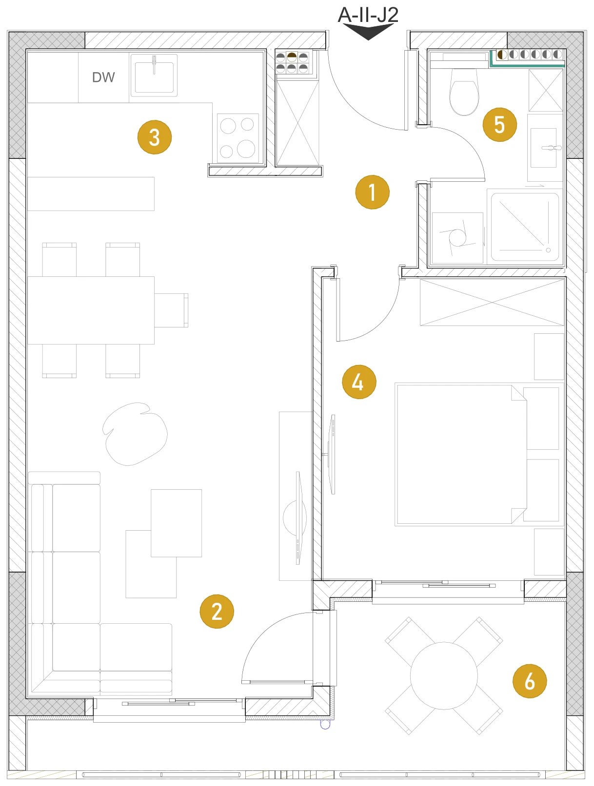 Floor plans · A-II-J2
